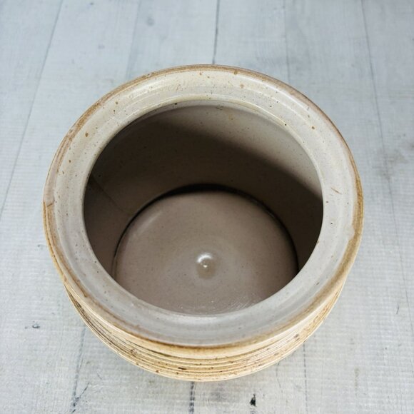 Vintage GT Mark 600/111 Speckle Rustic Farmhouse Canadian Stoneware Canister Jar - Picture 7 of 16